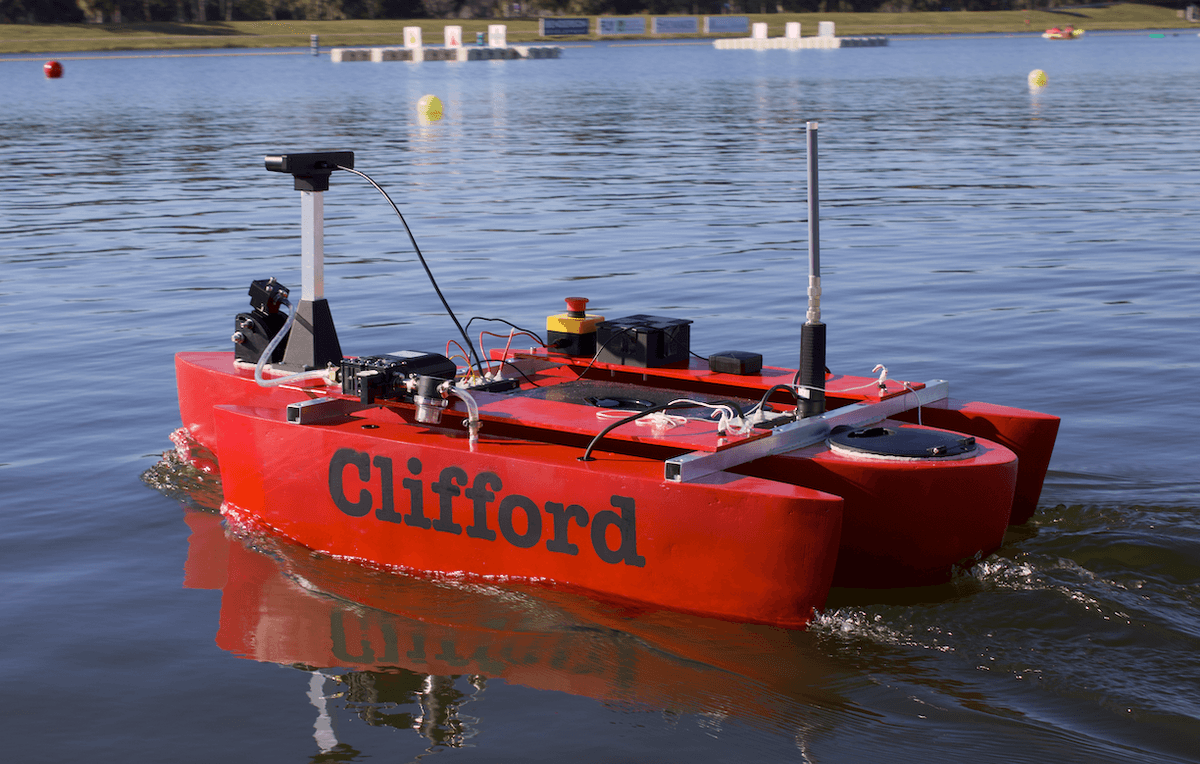 Autonomous Surface Vehicle (ASV) in competition